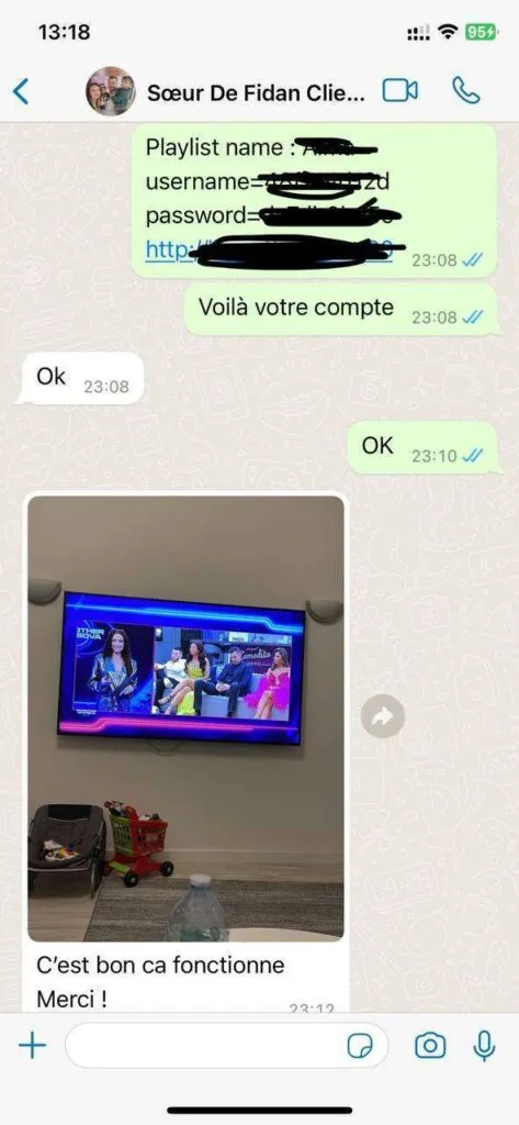Vexotv customer support WhatsApp chat screenshot 6